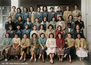 COLLEGE MODERNE DE JEUNES FILLES 1957 XXX N01